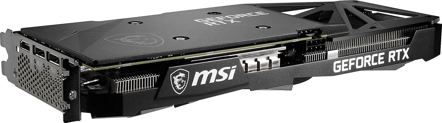 MSI Gaming GeForce RTX 3060 Ti LHR 8GB GDRR6 256-Bit HDMI/DP Torx Fan 3 Ampere Architecture Graphics Card (RTX 3060 Ti Ventus 3X 8G OC LHR)